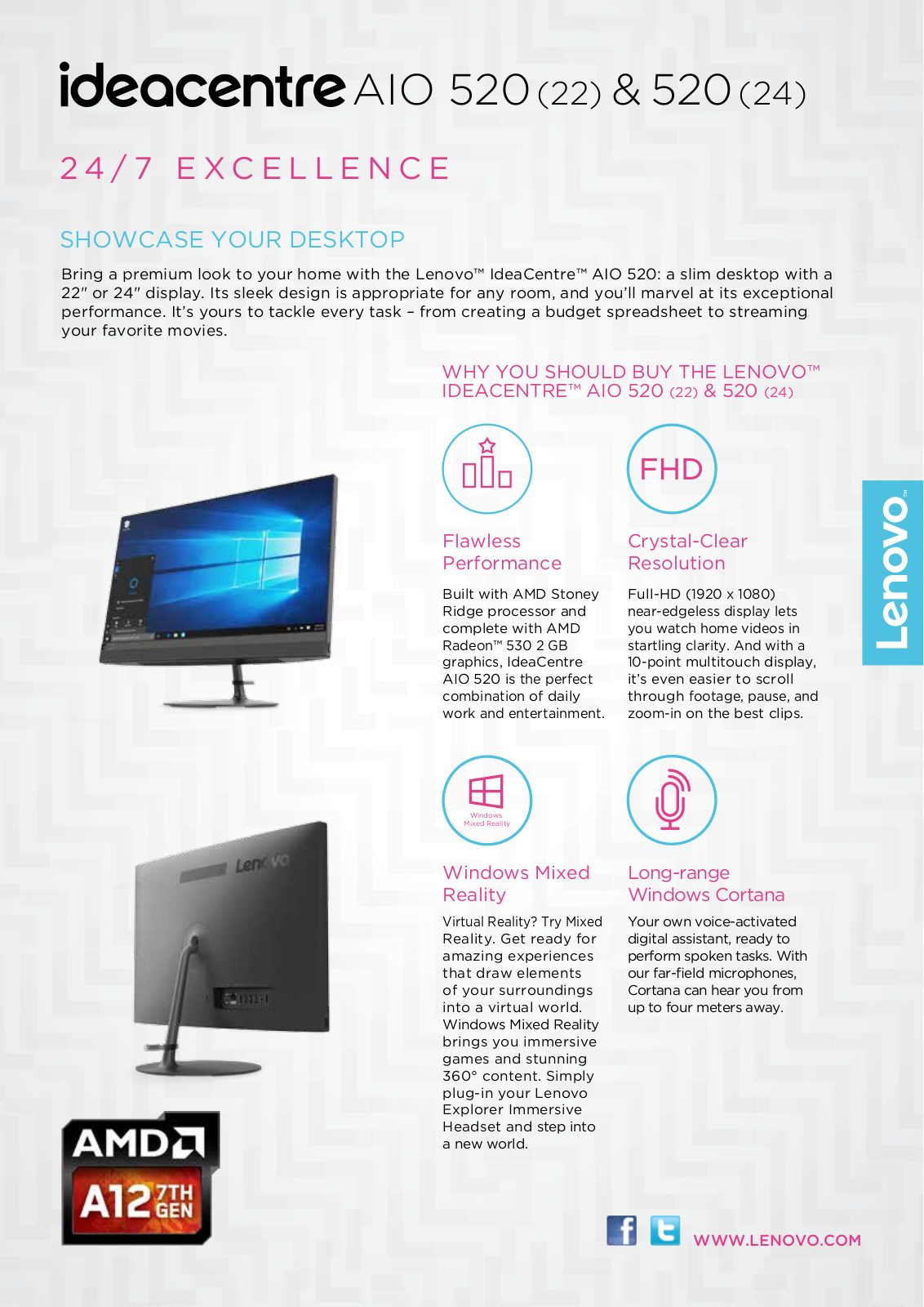 Lenovo F0D6002SUK Product Data Sheet