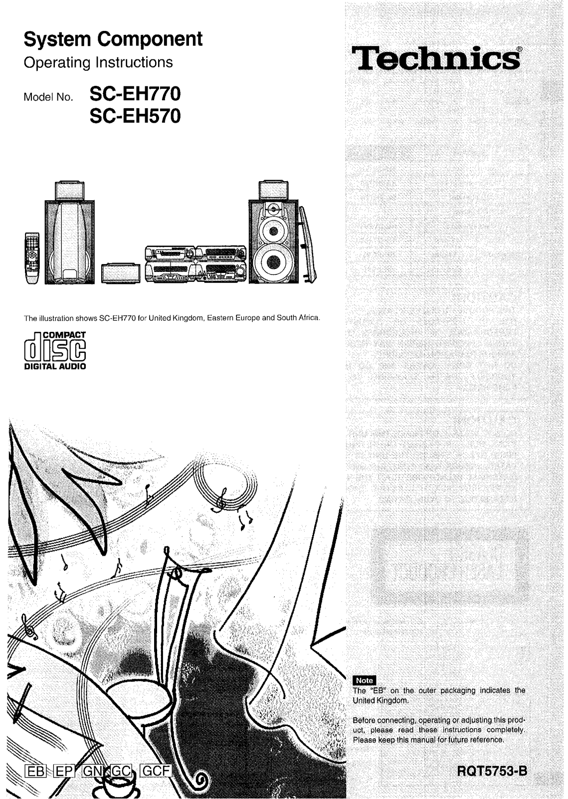 Panasonic SC-EH770 User Manual