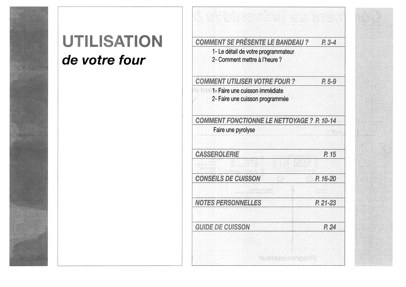 BRANDT FMPV394B, FMPV394C User Manual