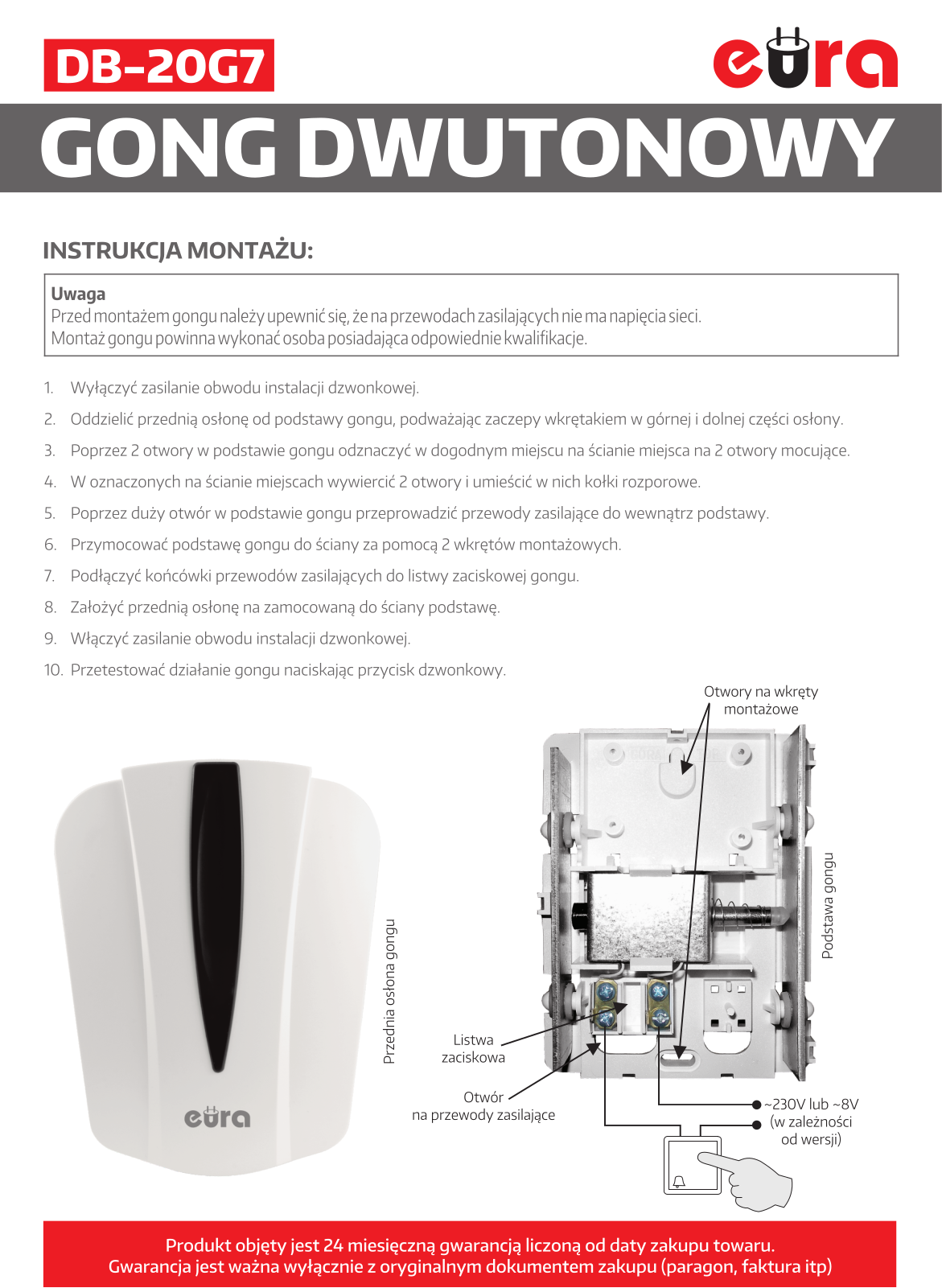 EURA DB-20G7 User guide - ManualMachine.com