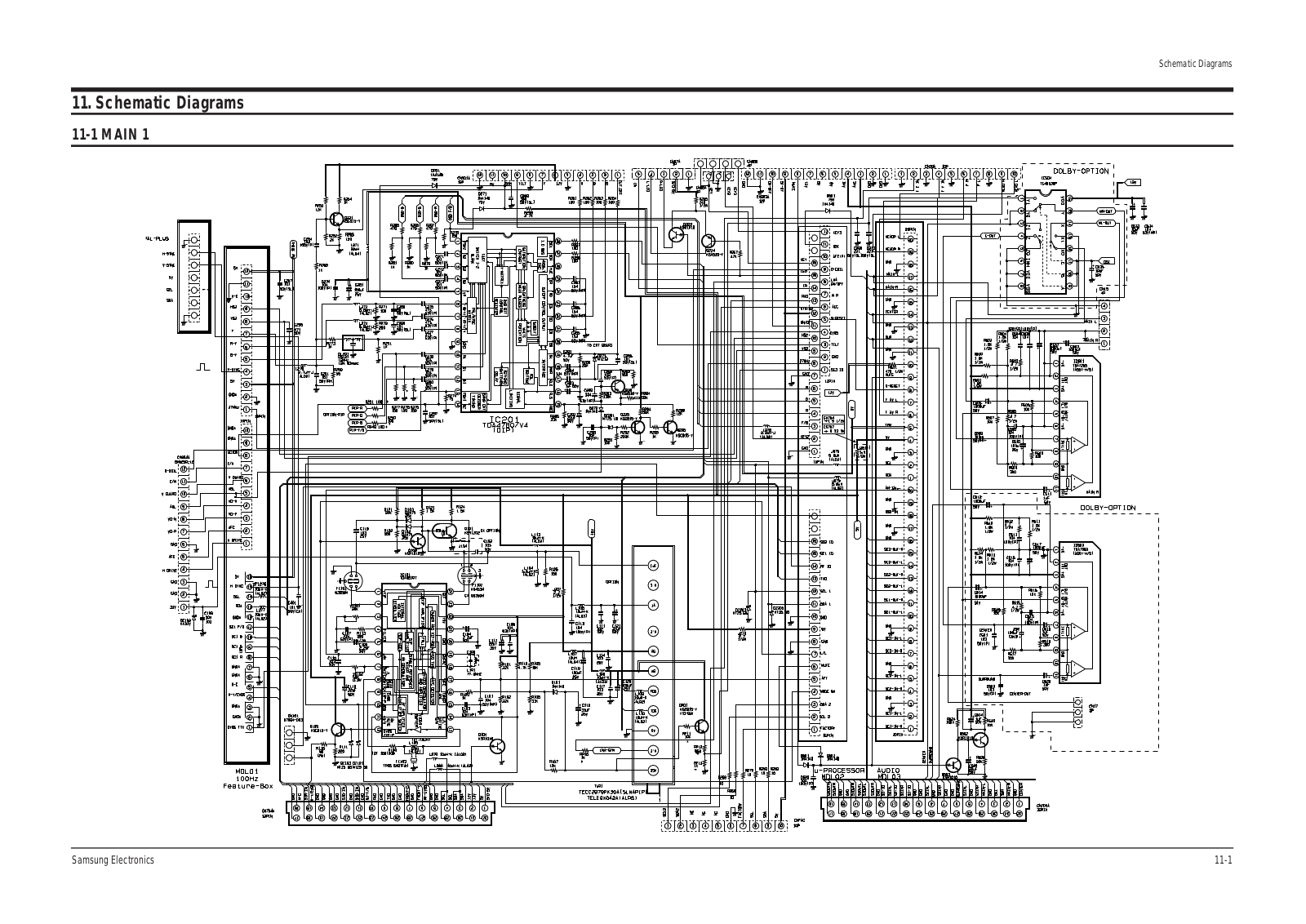 Samsung CS-29 Schematics Diagram