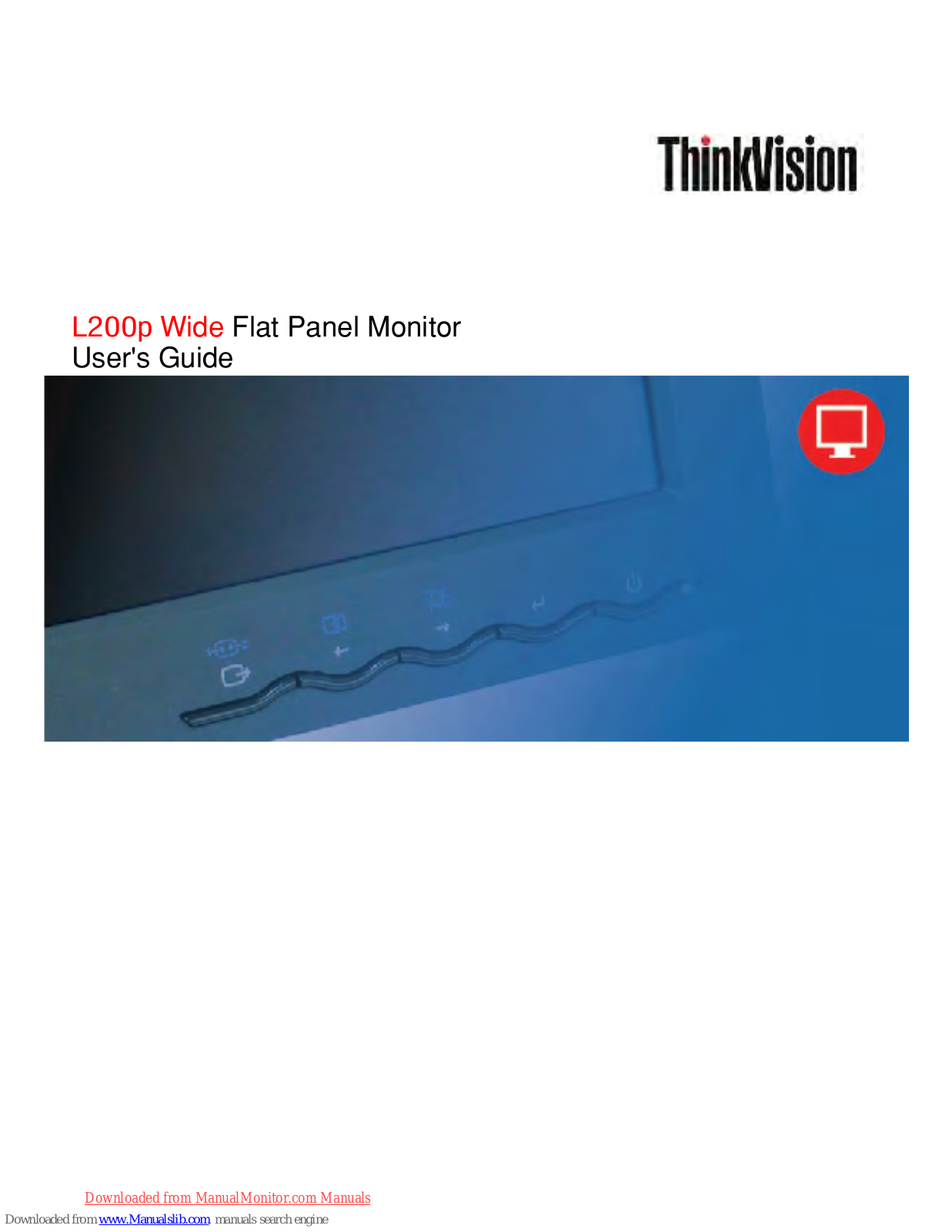 ThinkVision V200P WIDE User Manual