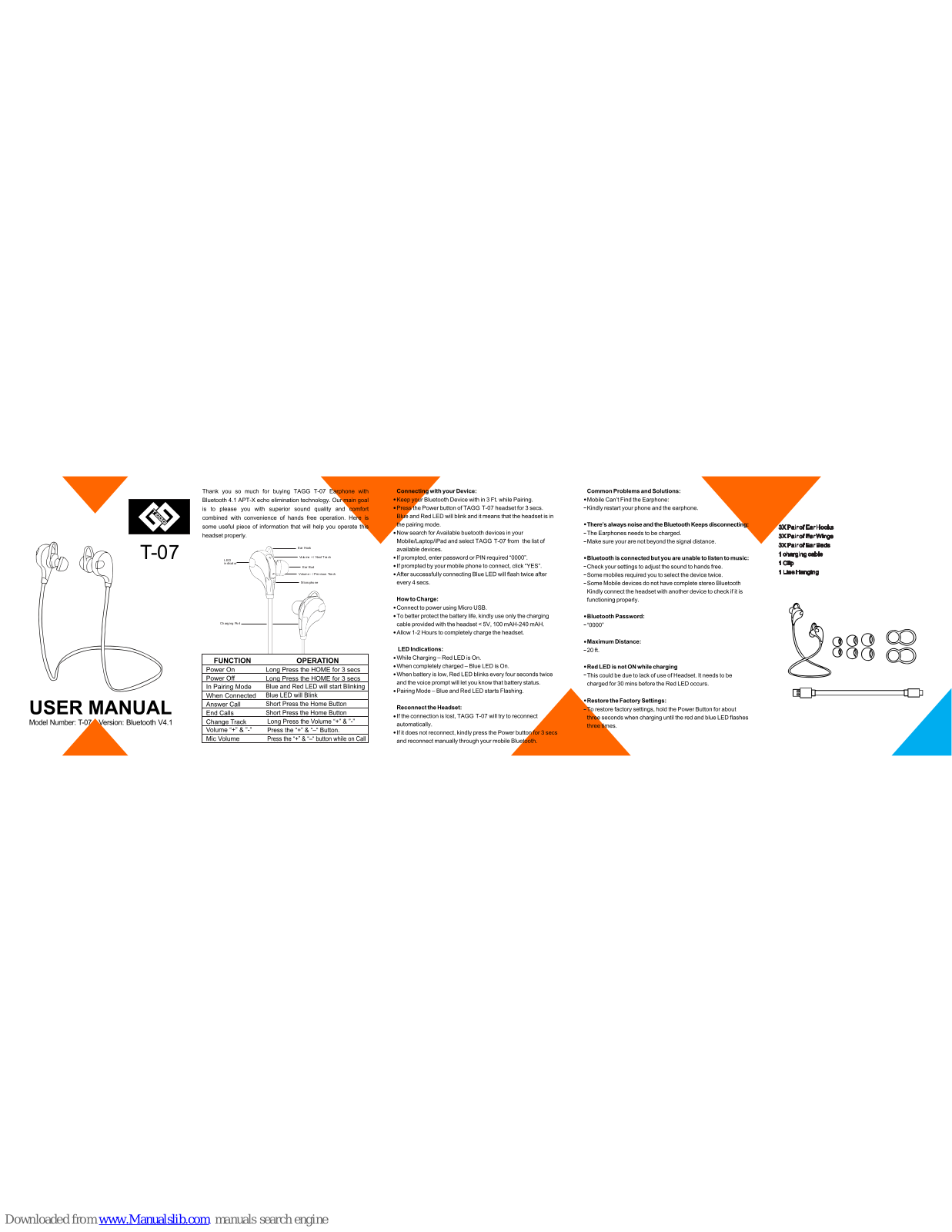 TAGG T-07 User Manual - ManualMachine.com