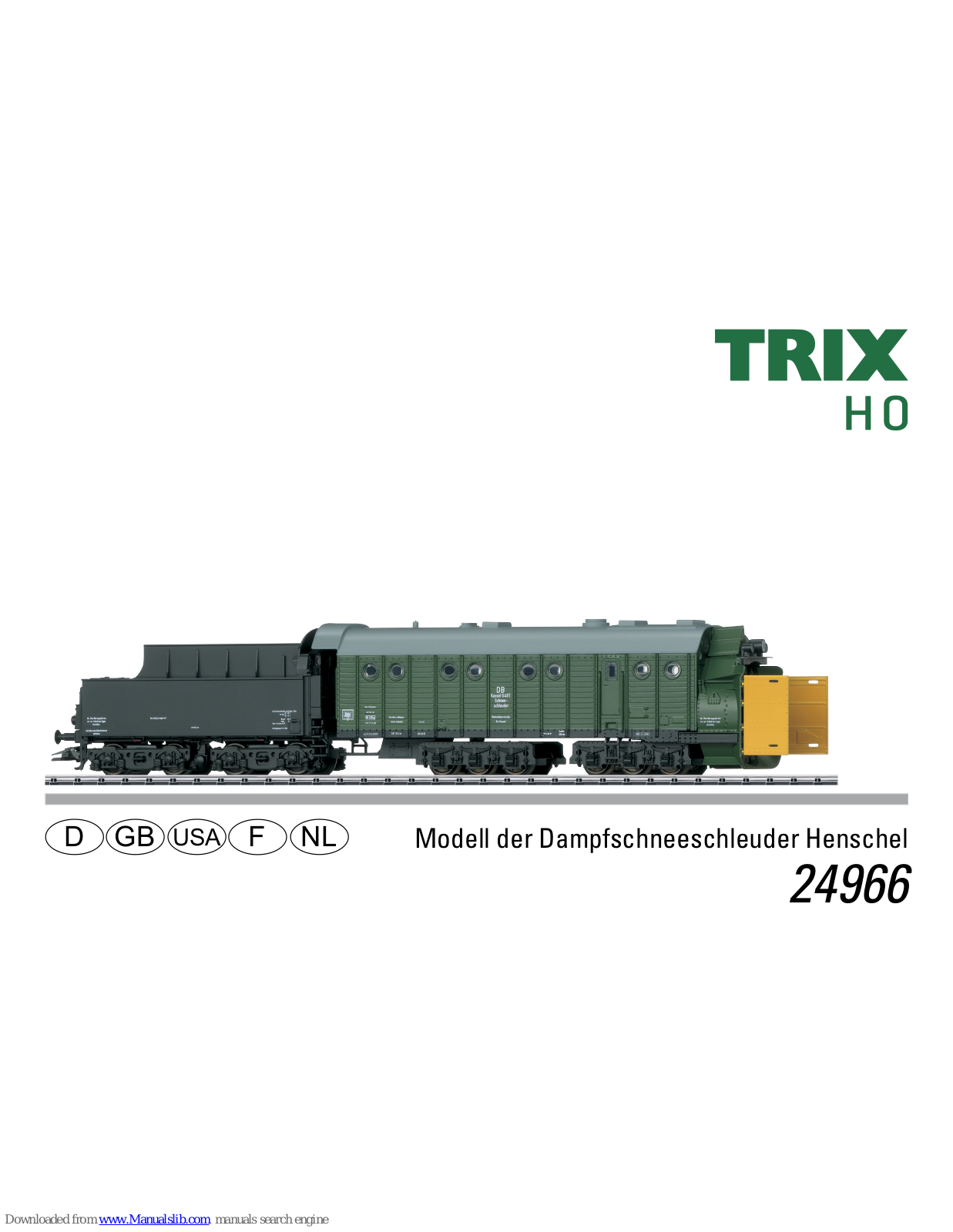 Trix Henschel, 24966, 24126 User Manual