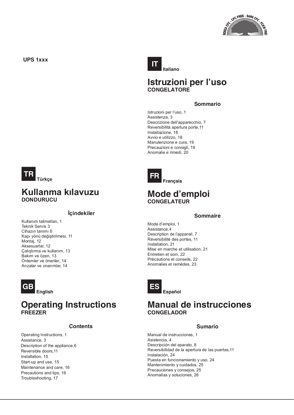 Hotpoint UPS 1731 User Manual