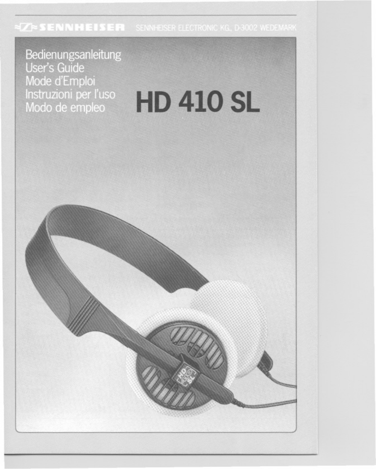 Sennheiser hd 410 sl User Manual