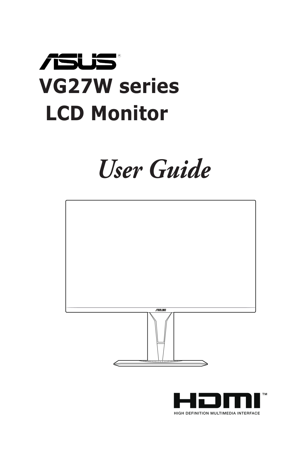 Asus VG27WQ User Manual