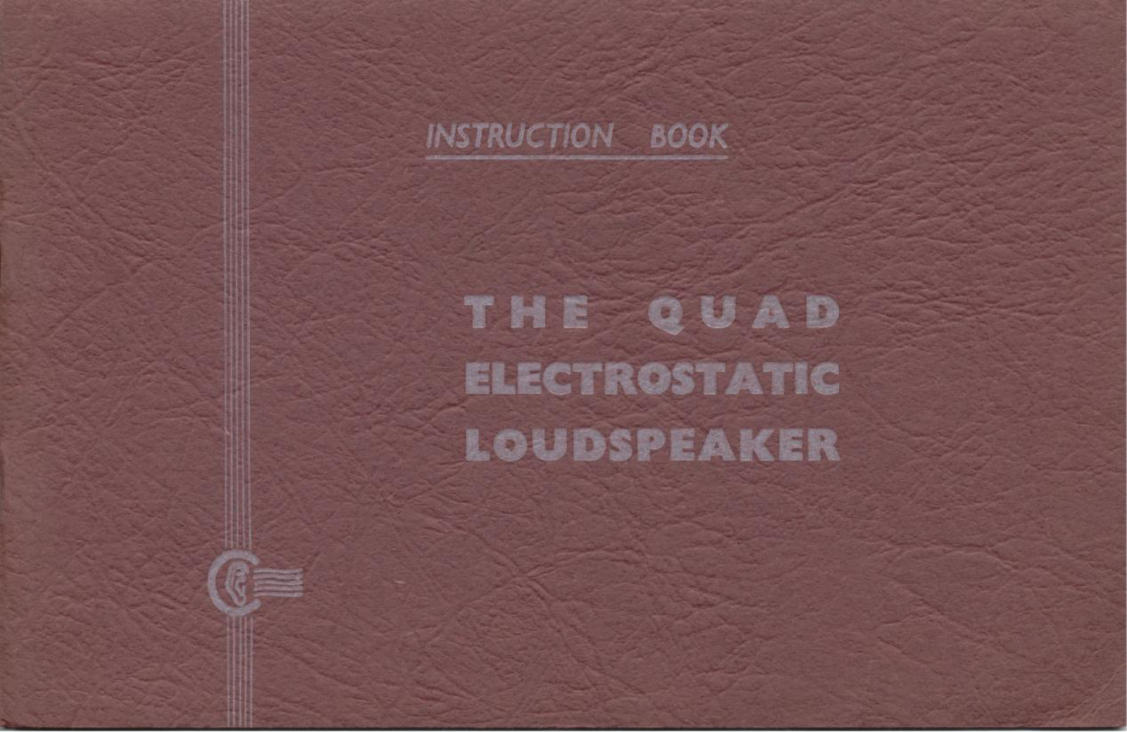 Quad ESL-57 Owners manual