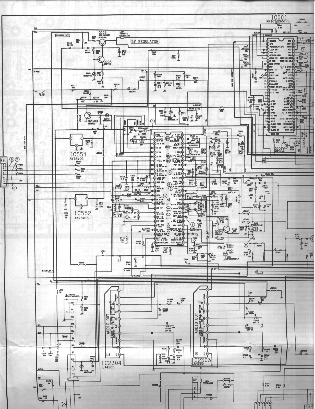 Panasonic TNP2AH003CC, TNP2AH003CH Diagram