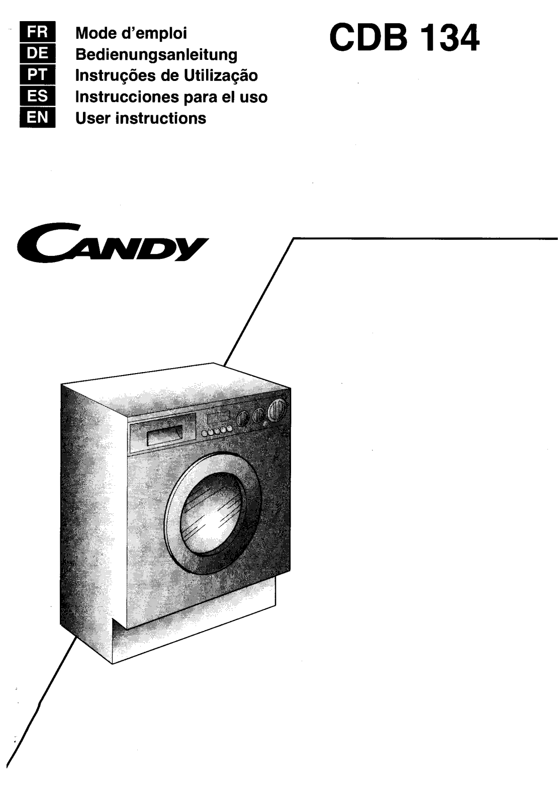 CANDY CDB 134 User Manual