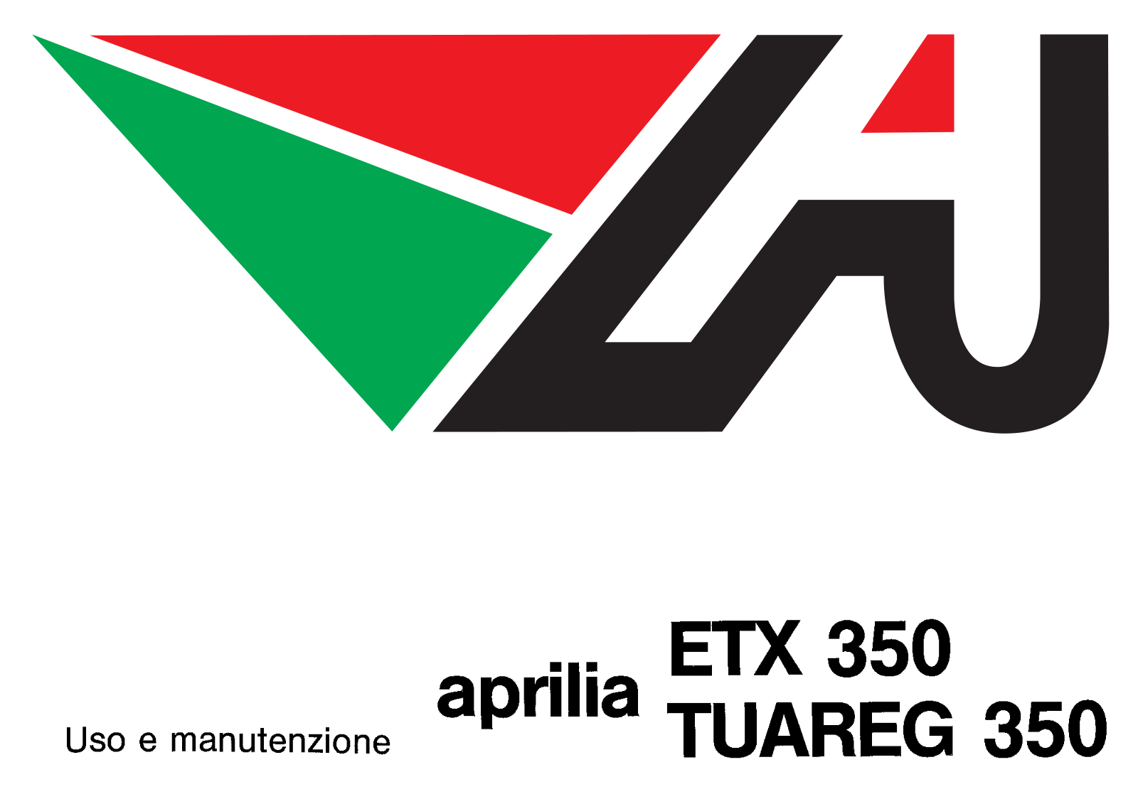aprilia Tuareg 350, ETX 350 User Manual