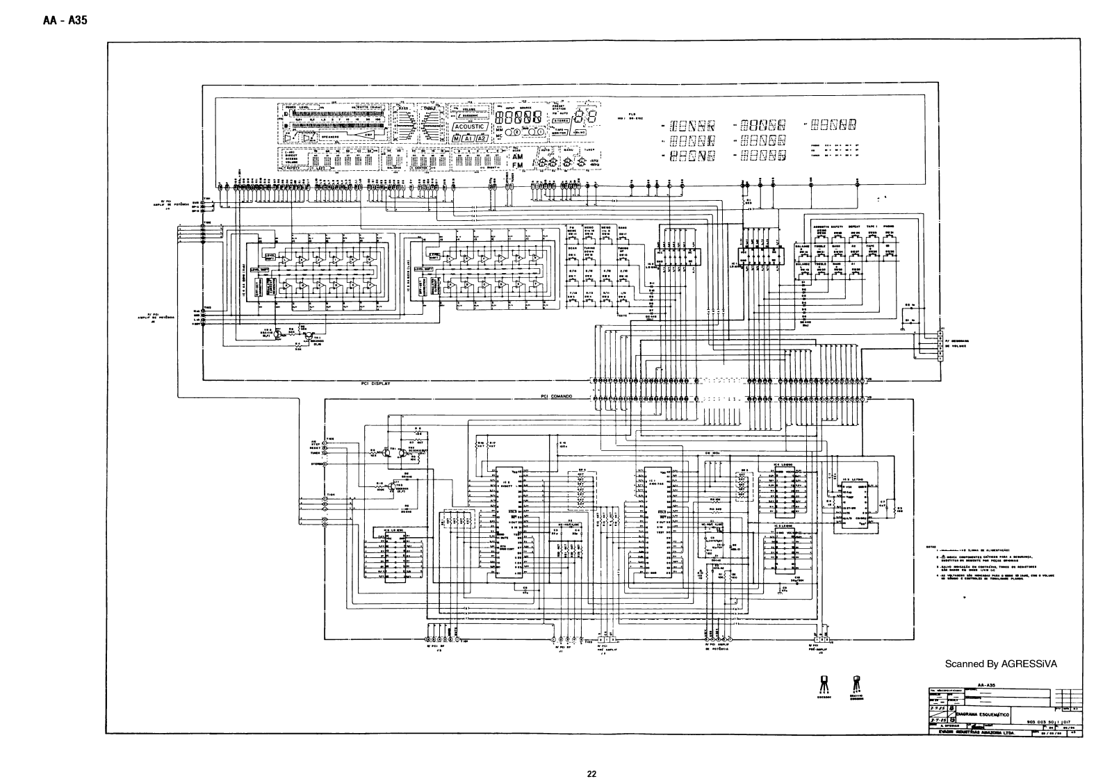 Akai AA-A35 Schematic