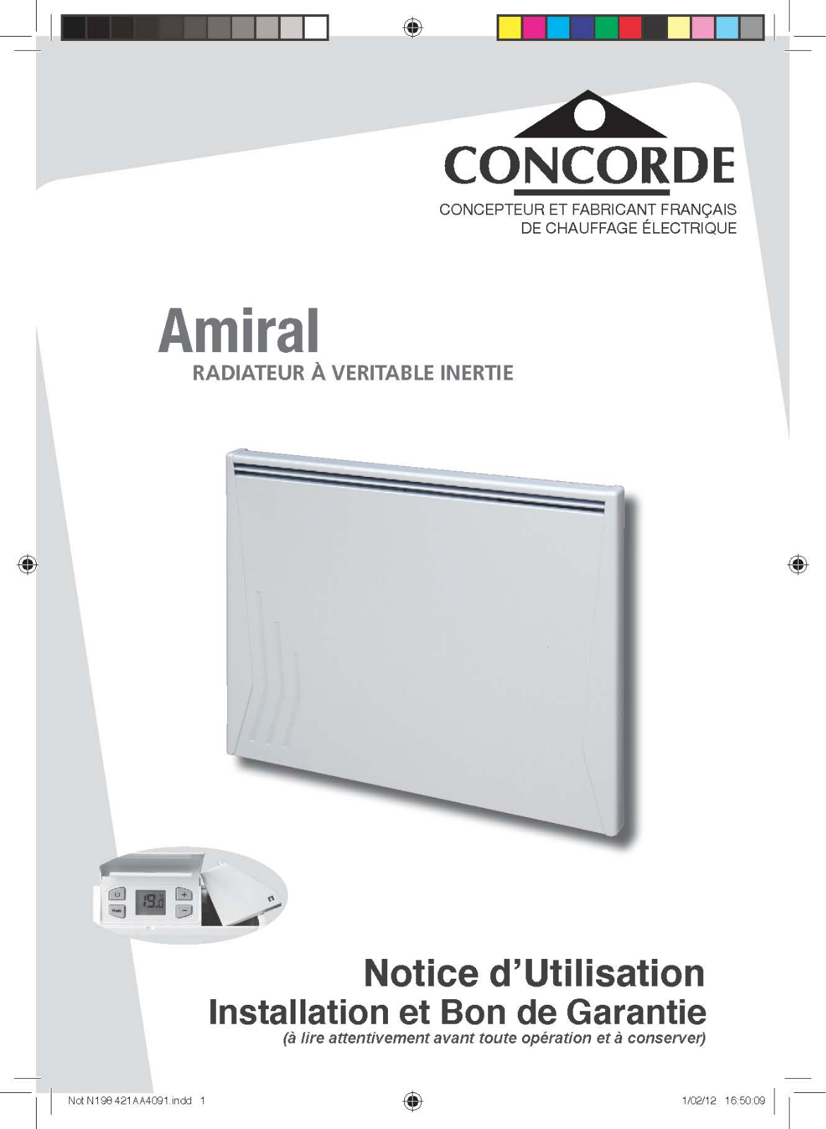 CONCORDE AMIRAL User Manual