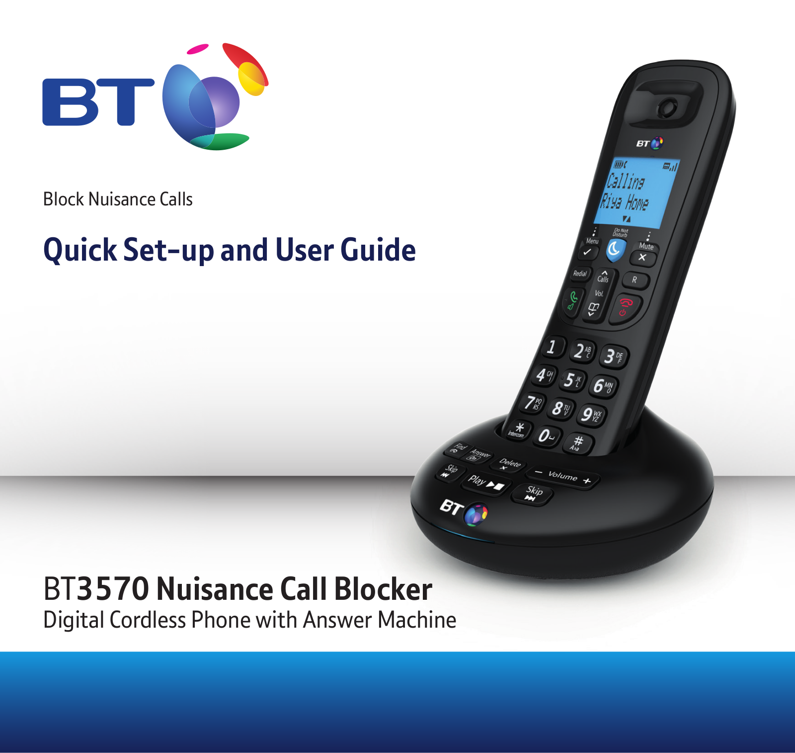 BT 3570 Nuisance Call Blocker Instruction manual