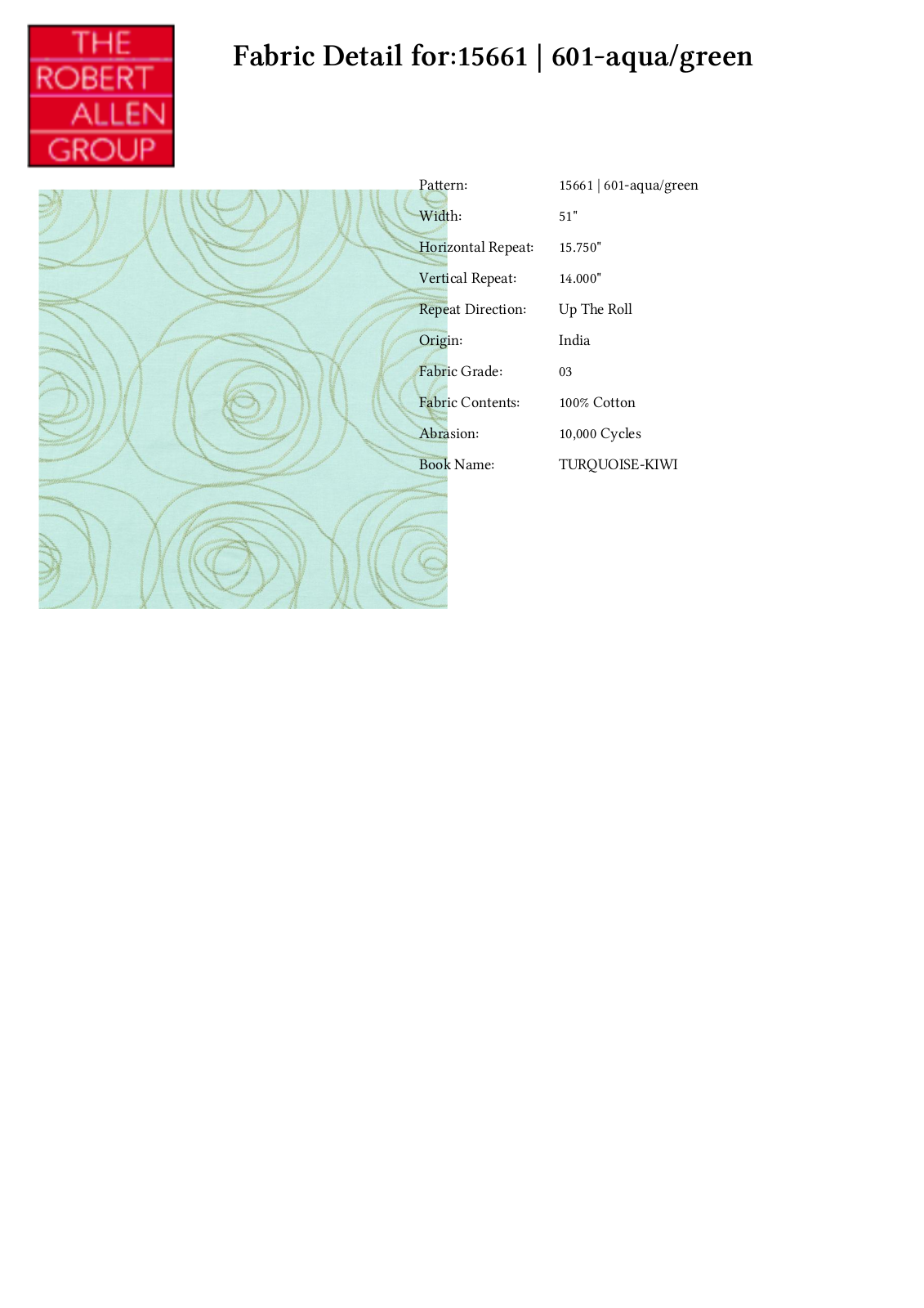 Duralee CRAL5134 Specifications - ManualMachine.com