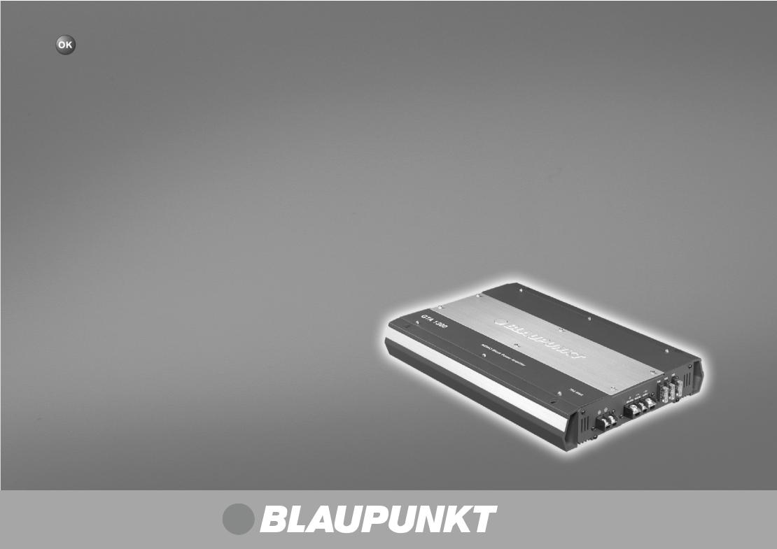 Blaupunkt GTA-1300 Owners Manual