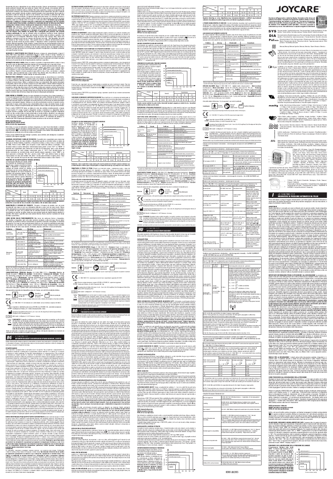 Joycare JC-110M User Manual