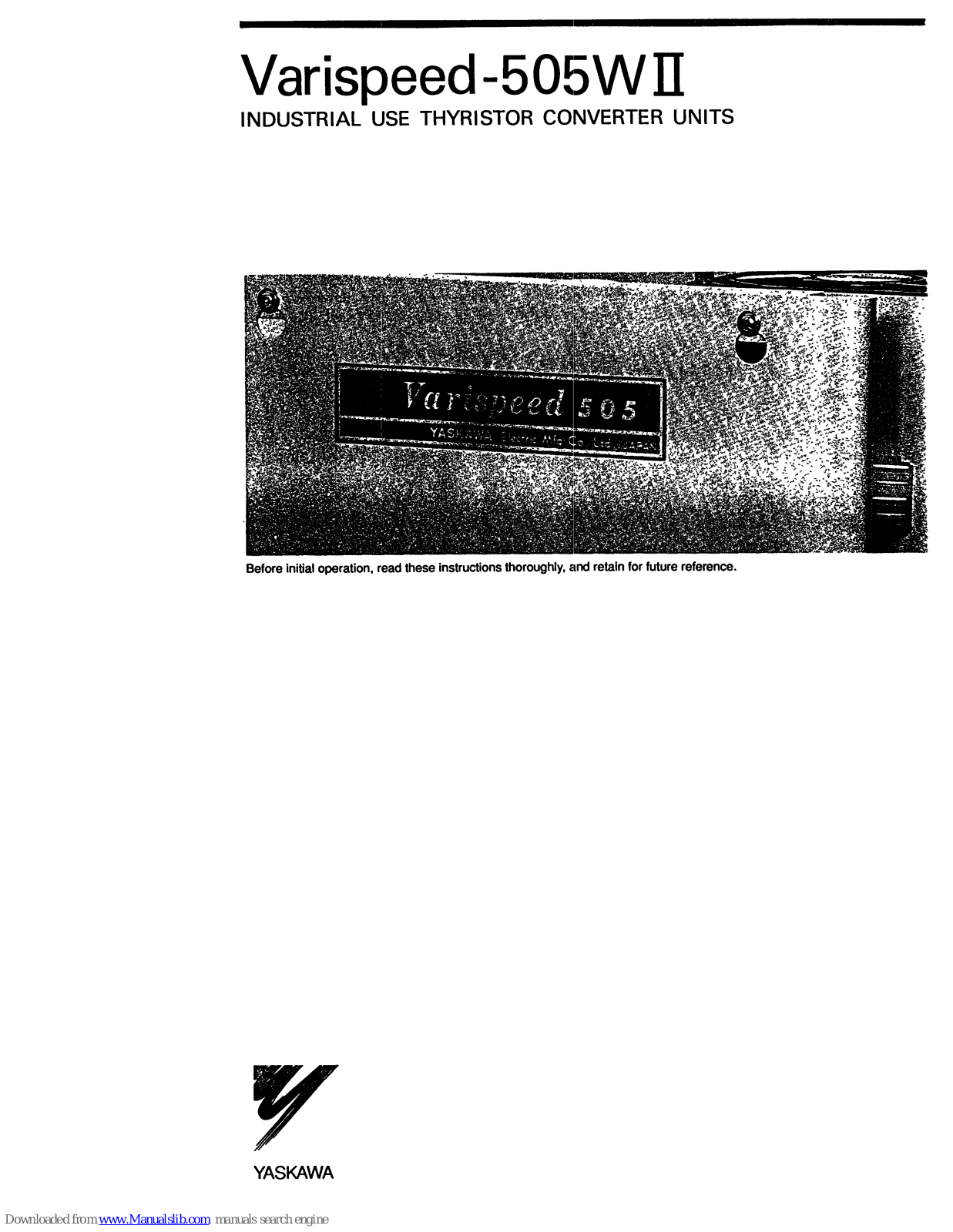 YASKAWA Varispeed-505WII User Manual - ManualMachine.com