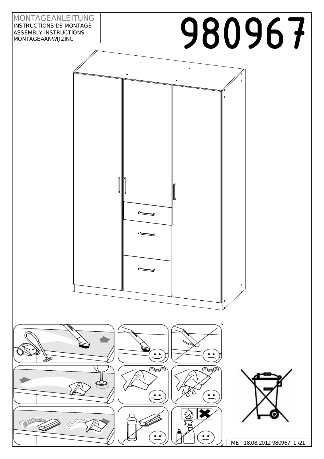 Wimex 980967 Assembly instructions