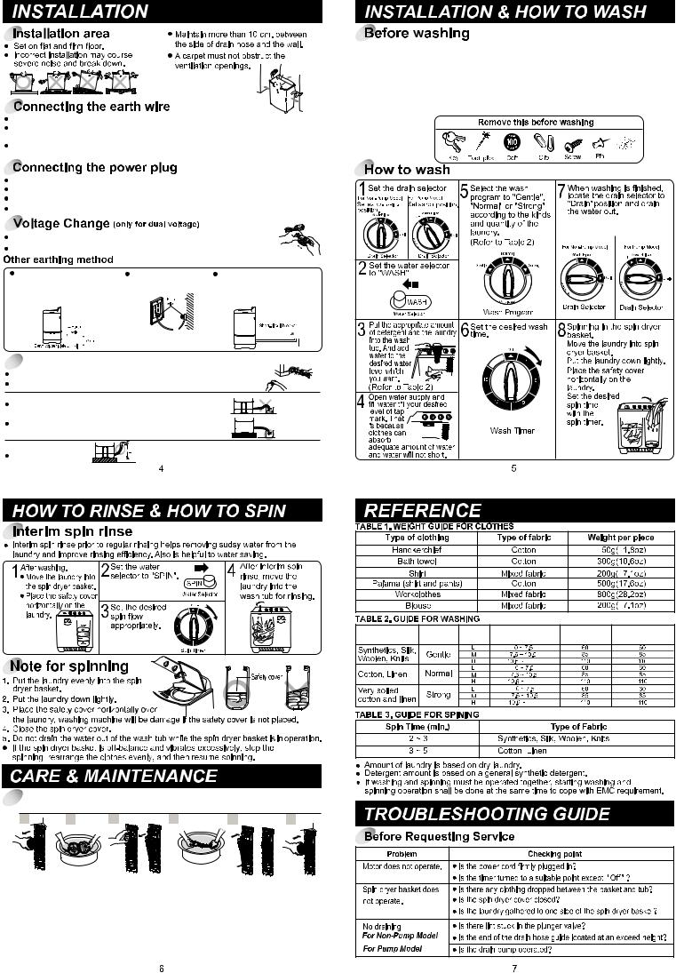 LG WP-1690RWN Owner’s Manual