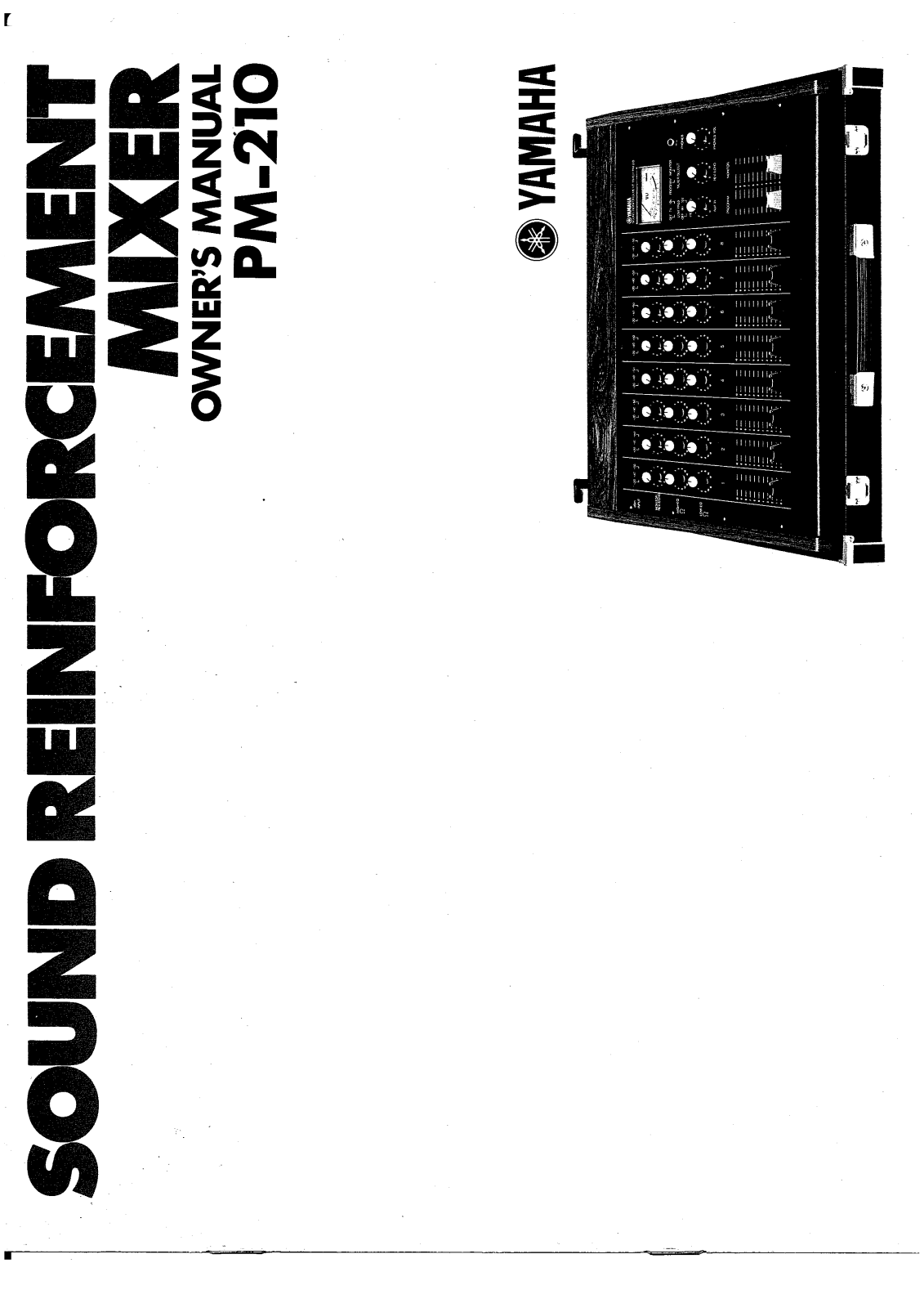 Yamaha Audio PM-210 User Manual