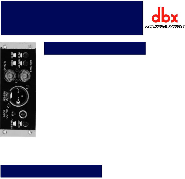 DBX 504X User Guide