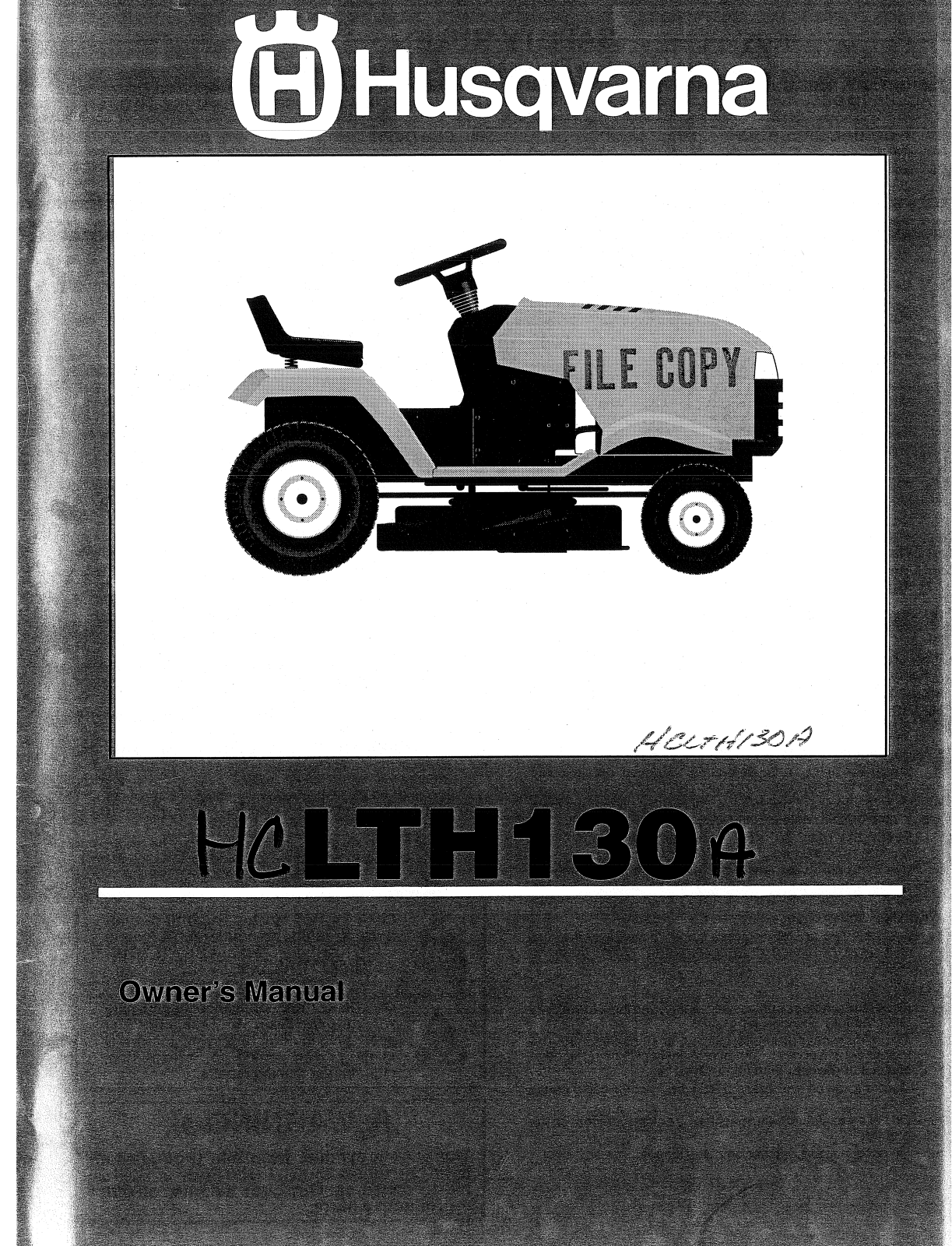 Husqvarna IPL, 954880061, HCLTH130A User Manual