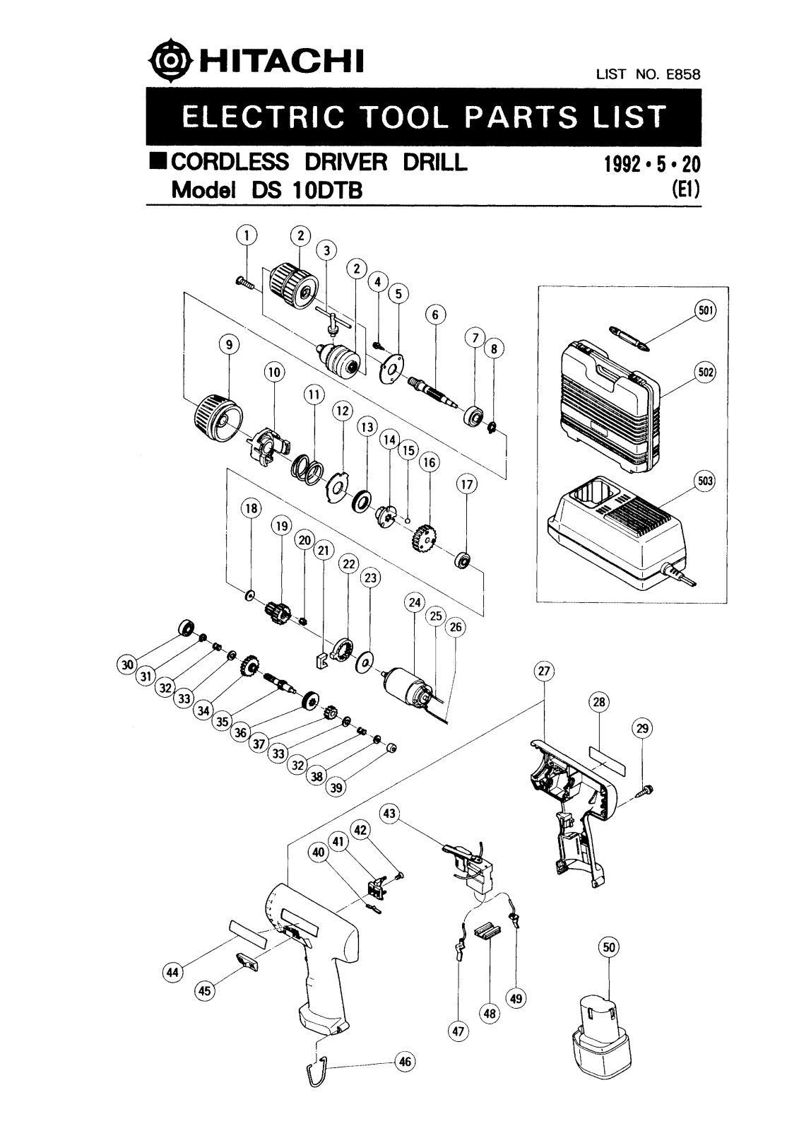 Hitachi DS10DTB User Manual