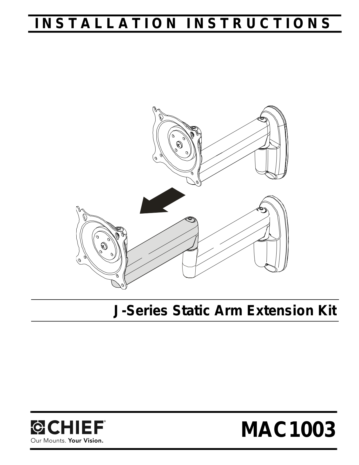 CHIEF MAC1003 User Manual