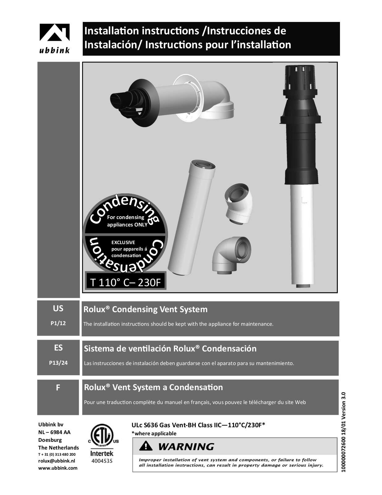 Rinnai Water Heater CU160iN User Manual