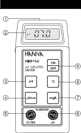 Hanna Instruments HI 9811 User Manual
