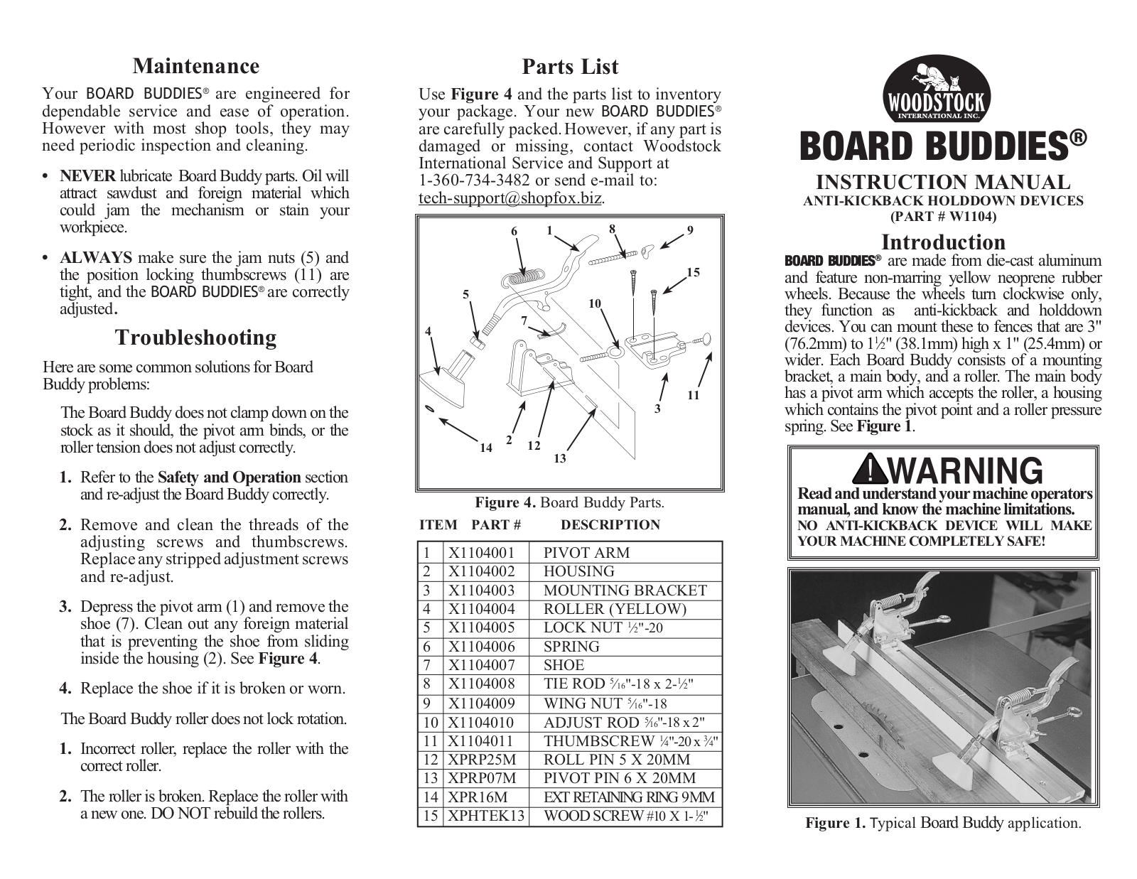 Board Buddies W1104 User guide - ManualMachine.com