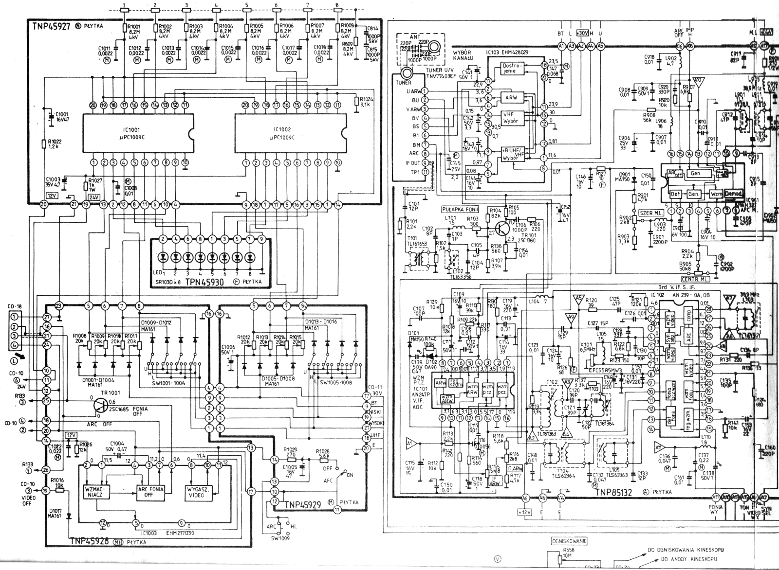 SHARP 271EE Schematics