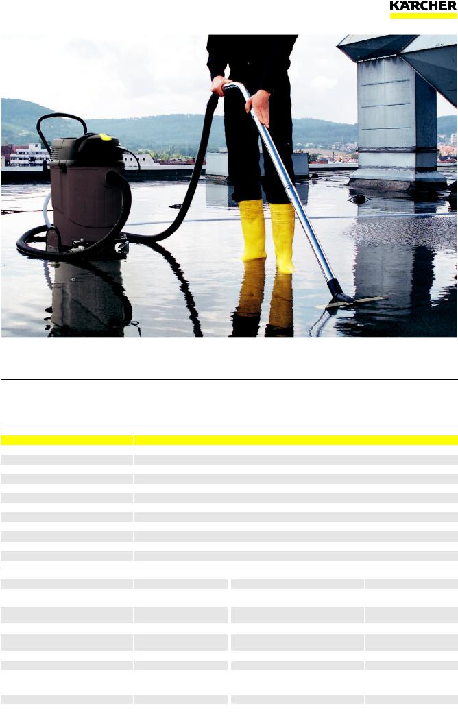 Karcher NT 611 MWF Brochure