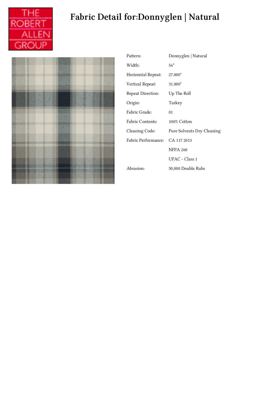 Robert Allen RALF1353 Specifications - ManualMachine.com