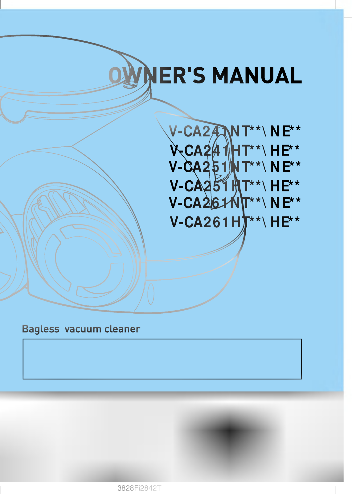 LG V-CA241HTV Owner's Manual