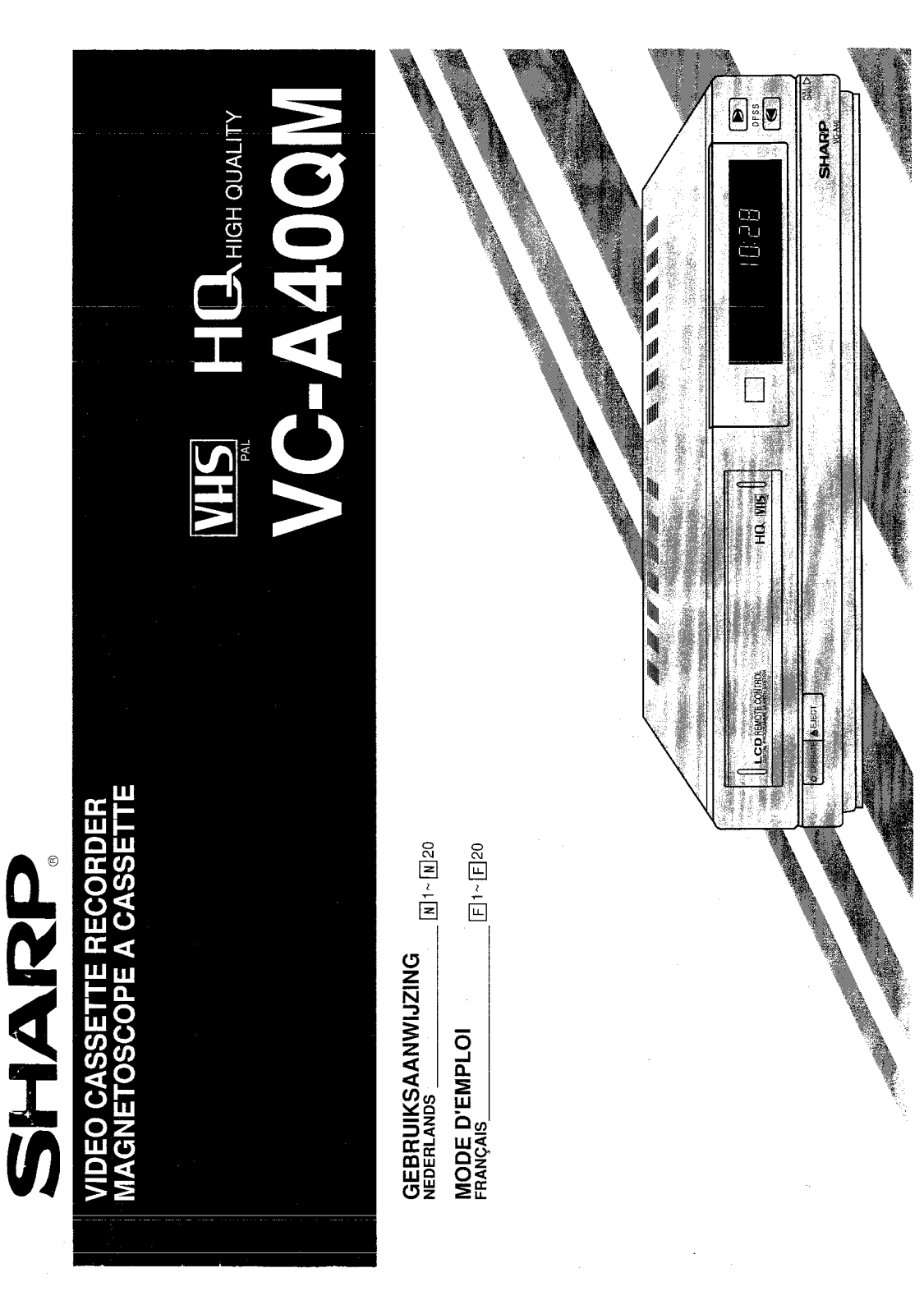 Sharp VC-A40QM Manual