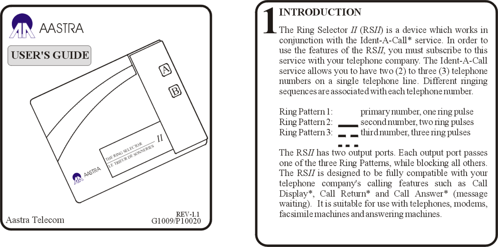 Astra Ring Selector 2 User Guide