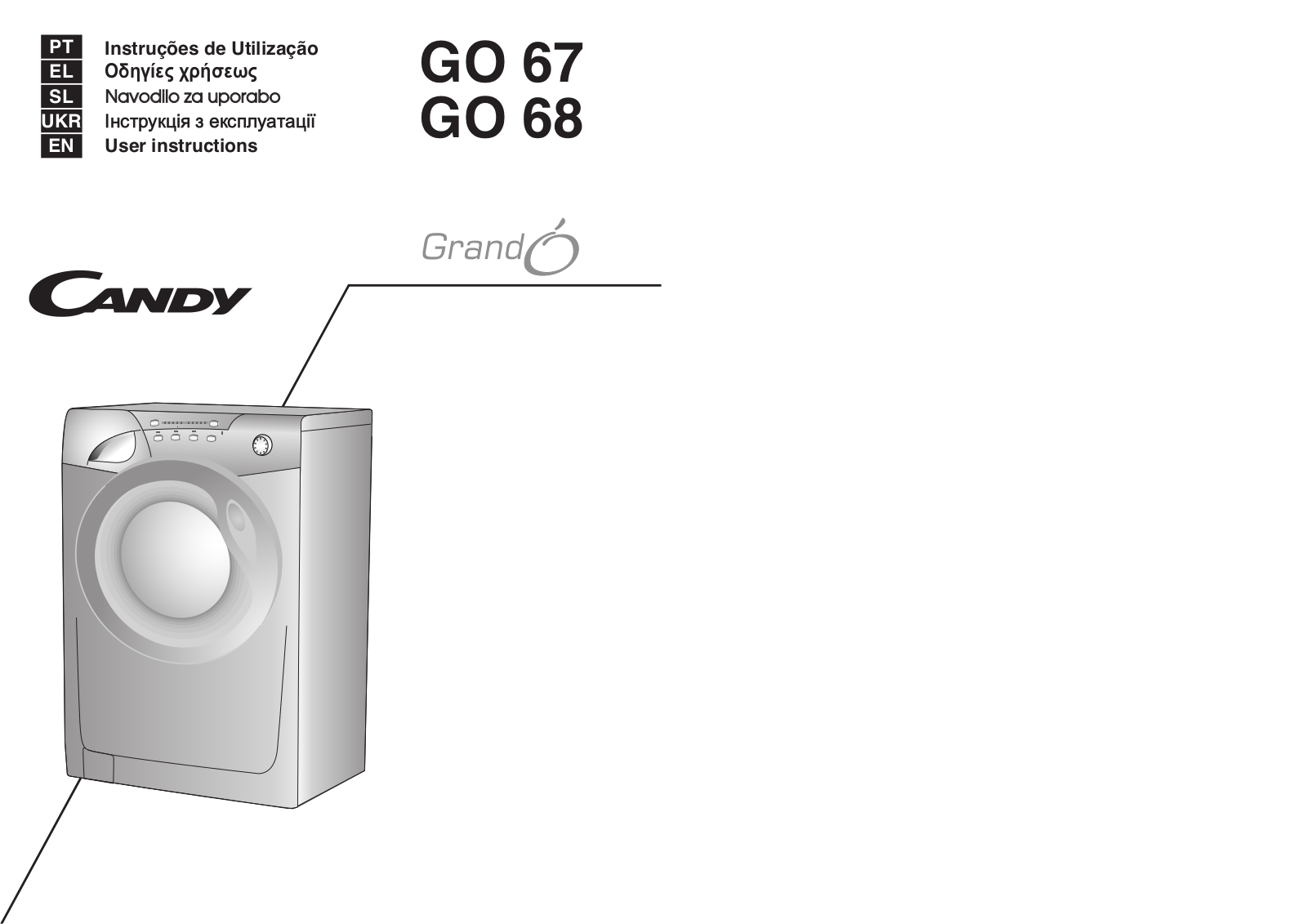 Candy GO68-18S User Manual