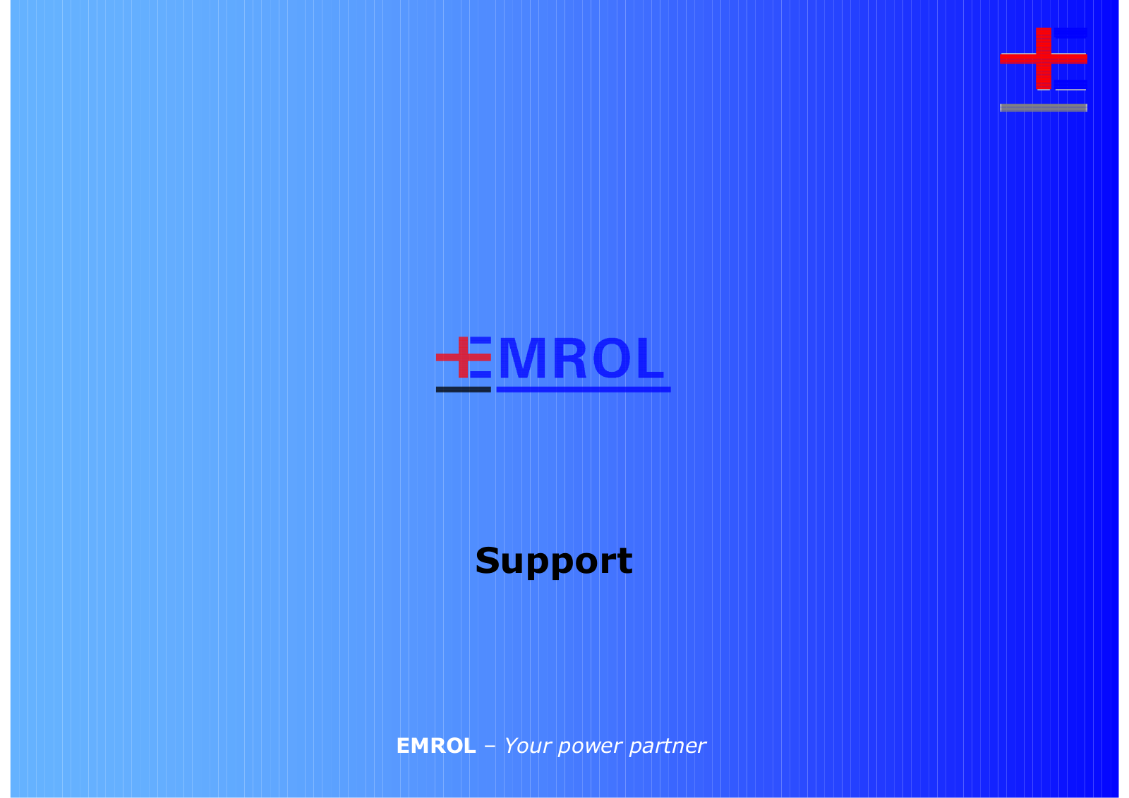 Emrol AlphaBAT User manual