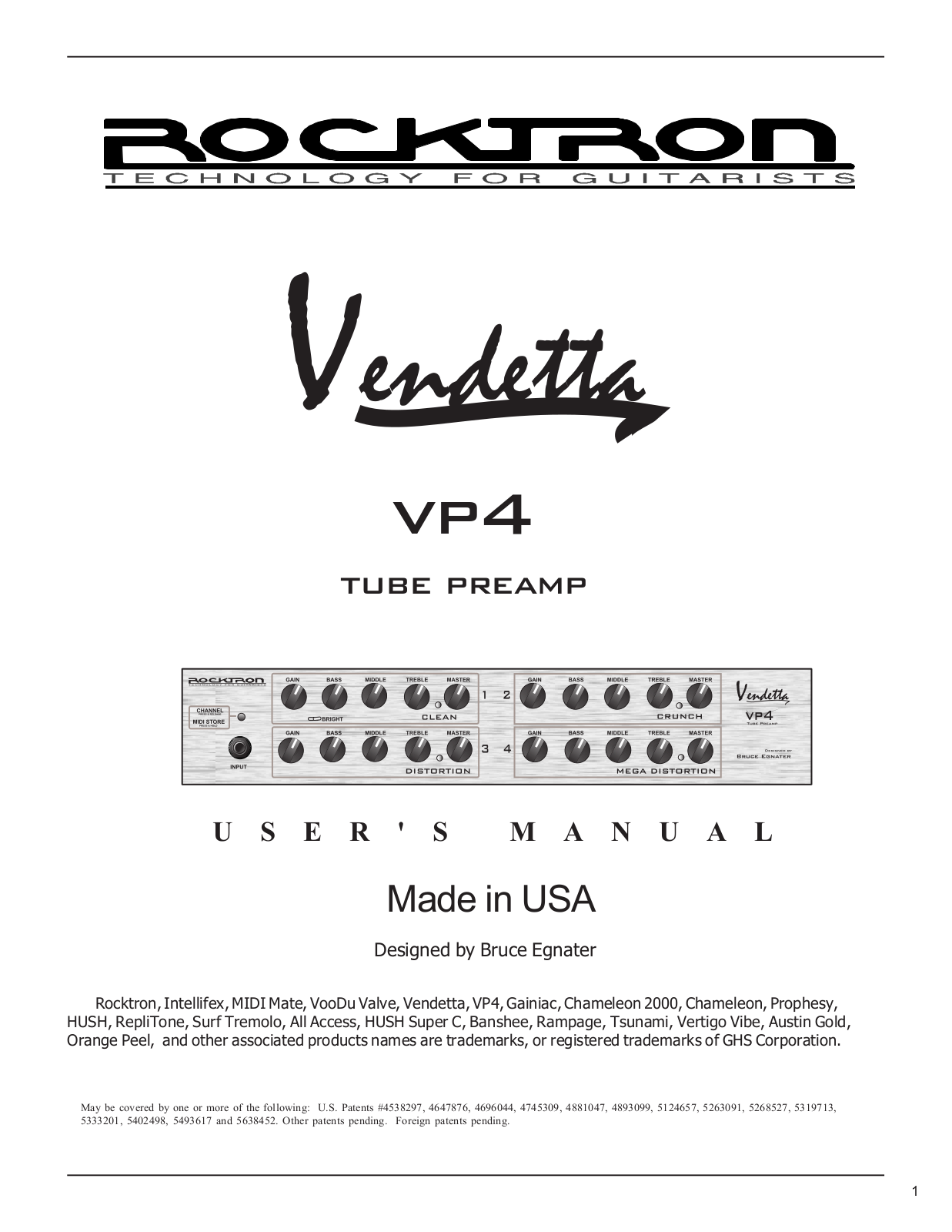 Rocktron VP4 User Manual