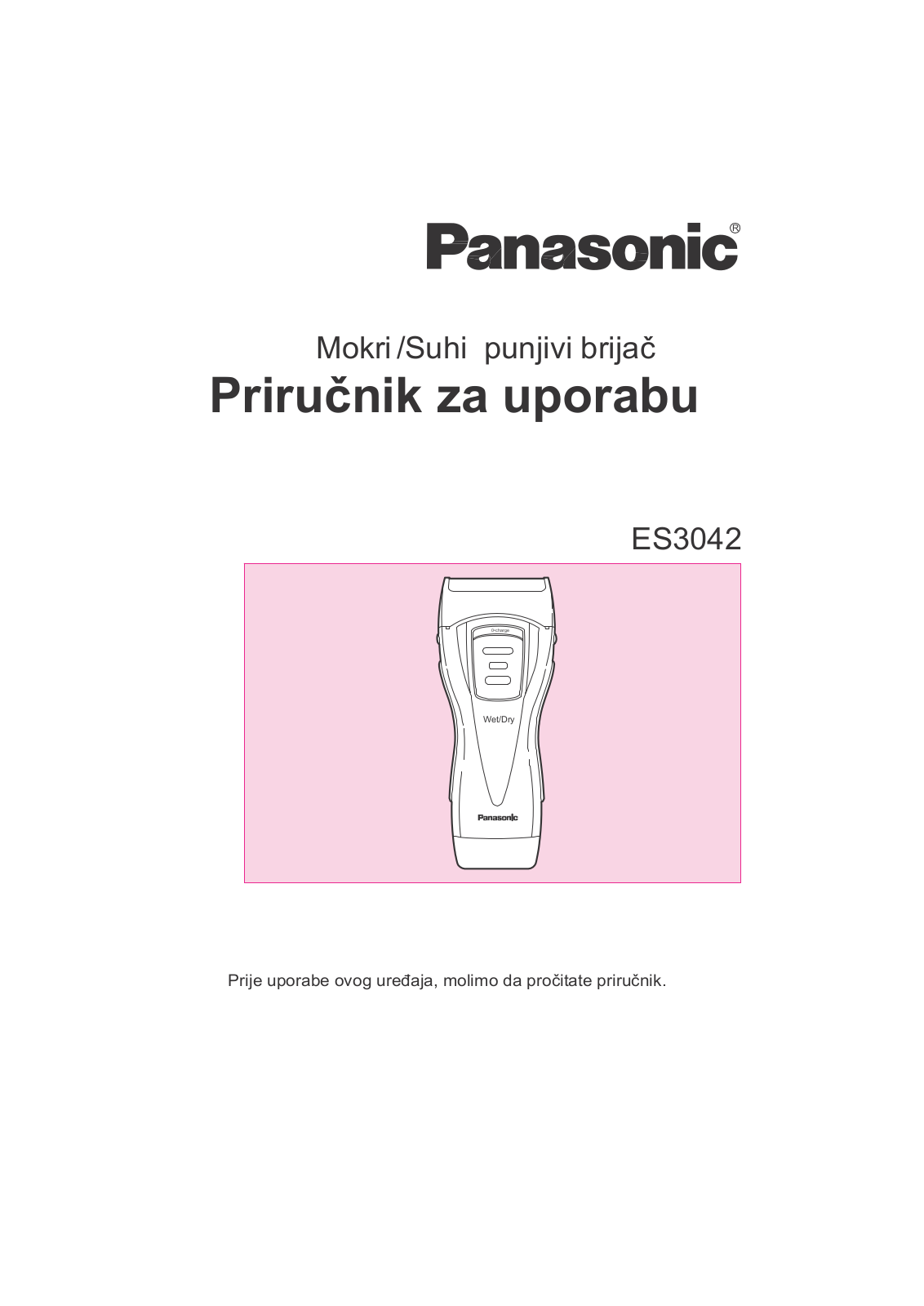 Panasonic ES-3042 User Manual