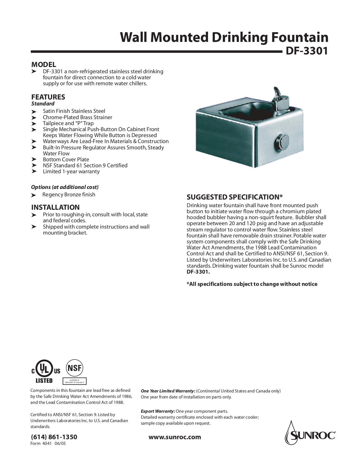 Oasis DF-3301 User Manual