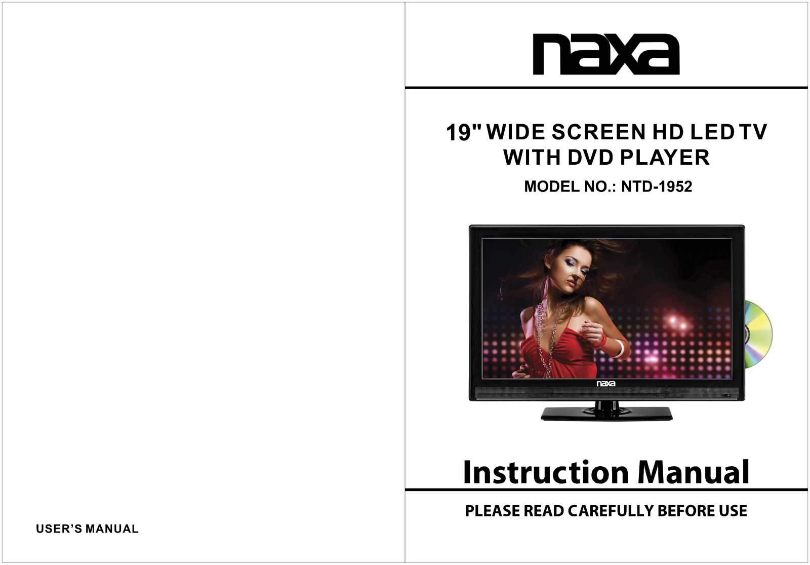 Naxa NTD-1952 User Manual