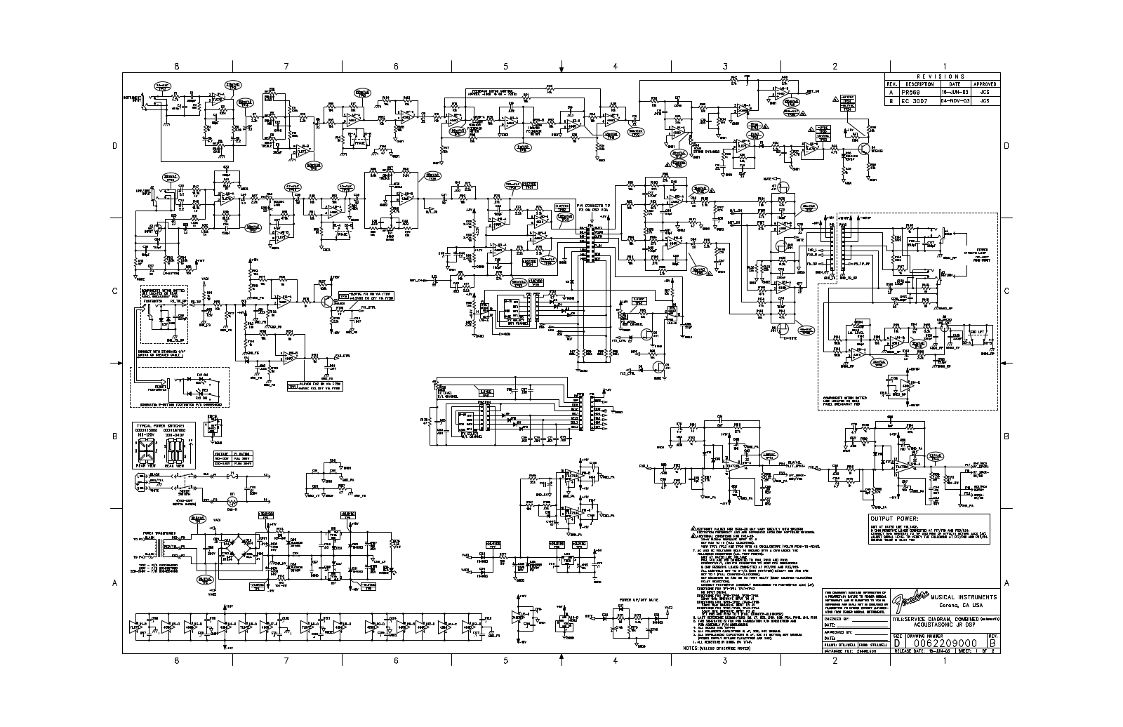 Fender Acoustasonic-Jr-DSP Schematic