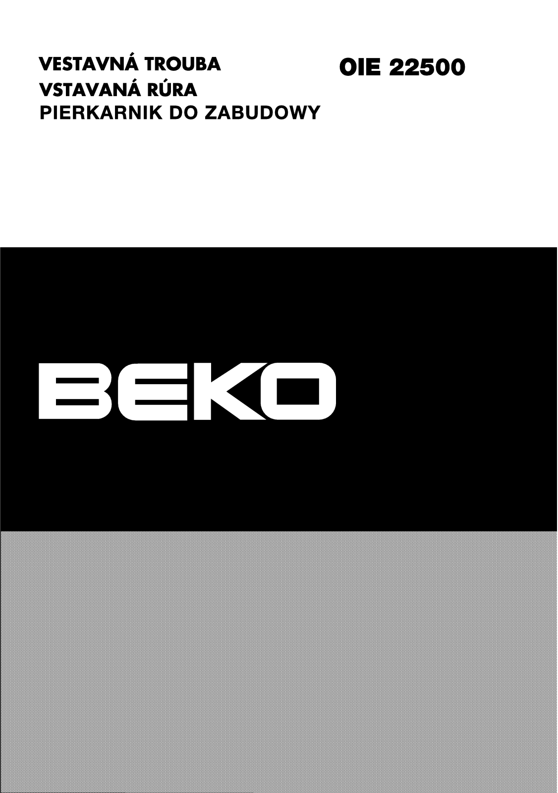 Beko OIE 22500 Manual