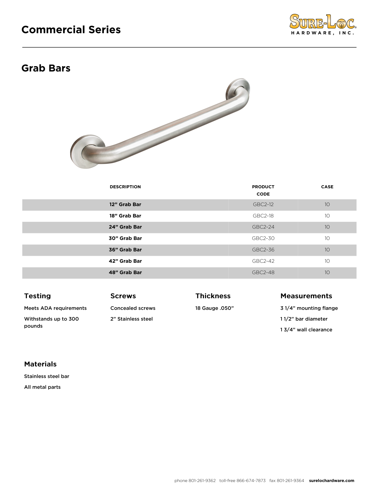 Sure-Loc Hardware SLOC1321 Specifications - ManualMachine.com