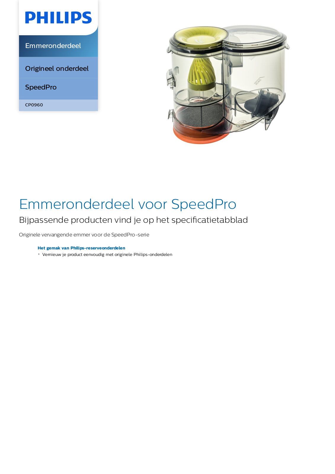 Philips CP0960/01 Leaflet - ManualMachine.com