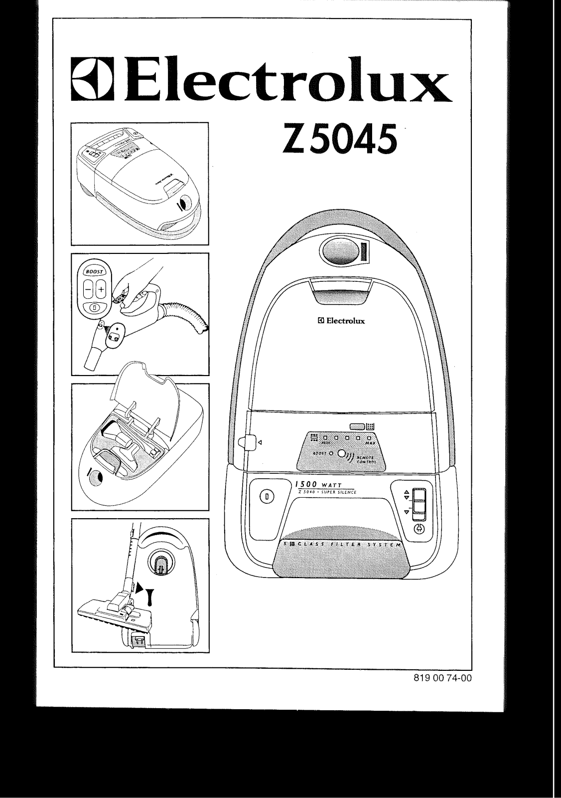 AEG Z5040, Z5045 User Manual