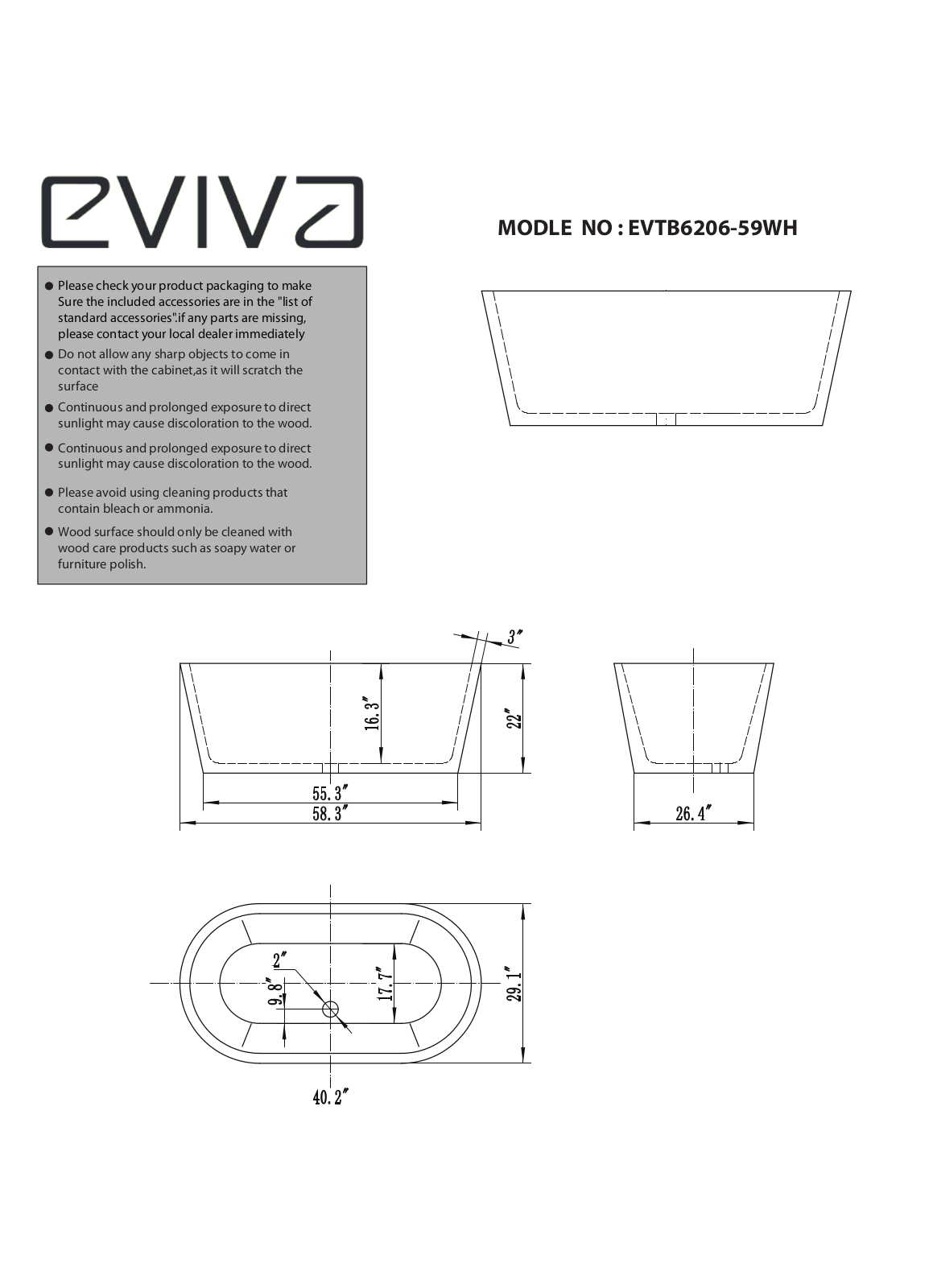 Eviva EVIE1200 Specifications - ManualMachine.com